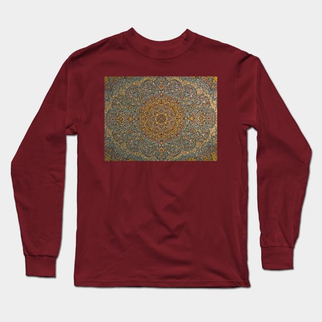 Royal Palace Cat Carpet Long Sleeve T-Shirt by Ryan Rad